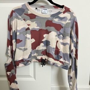 Camo Gymshark Top - Size S